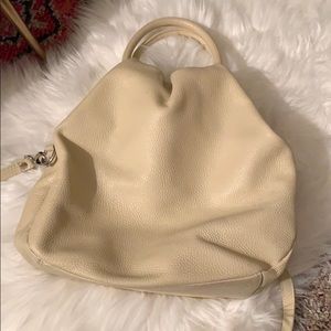 Italian leather handbag crossbody or satchel